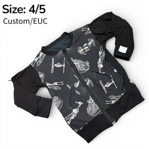 Black Star Wars Kids jacket Bonds Custom